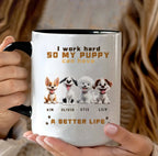 Custom Dogs And Name - White Custom Mugs - Birthday Gift For Dogs Lovers 758909 - DiyGiftly