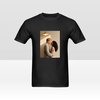Custom Double - Sided Men's T-Shirt – Design Front & Back Your Way - DiyGiftly