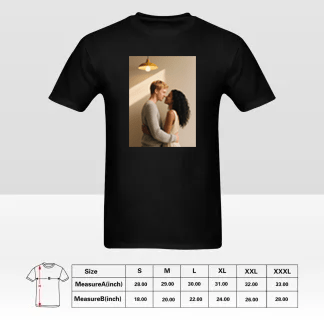 Custom Double - Sided Men's T-Shirt – Design Front & Back Your Way - DiyGiftly