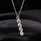 Custom Engraved Name Birthstone Necklace Infinity Creative Gifts Valentines Gift - DiyGiftly