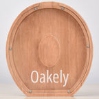 Custom Engraved Name Oak Wooden Letter Piggy Bank - DiyGiftly