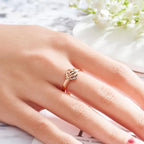 Personalized name design ring grandparents day gift