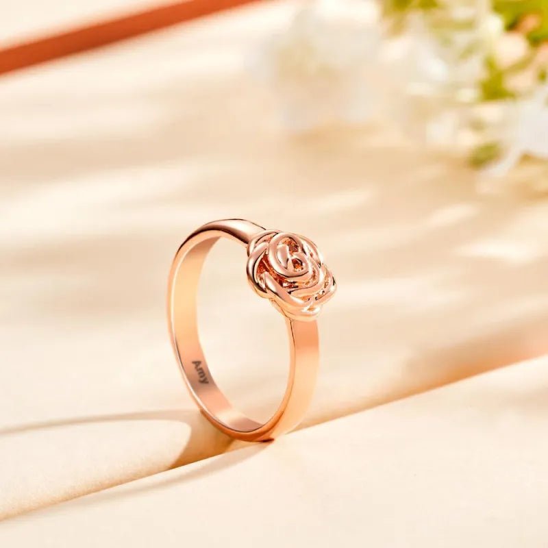Ring with personalized name design elegant everyday jewelry grandparents day gift
