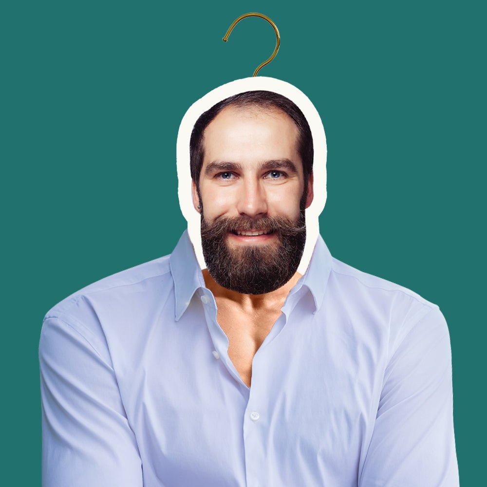 Custom Face Hanger For Your Friends Personalized Muscular Man Portrait Hanger - DiyGiftly