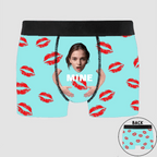 Custom Face Men's Boxer It'S Mine Style Underwear, Birthday Gifts for Husband, Waistband Text Boxer Gift 748430 - DiyGiftly