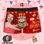 personalized face and name boxer briefs birthday surprise gift for boyfriend