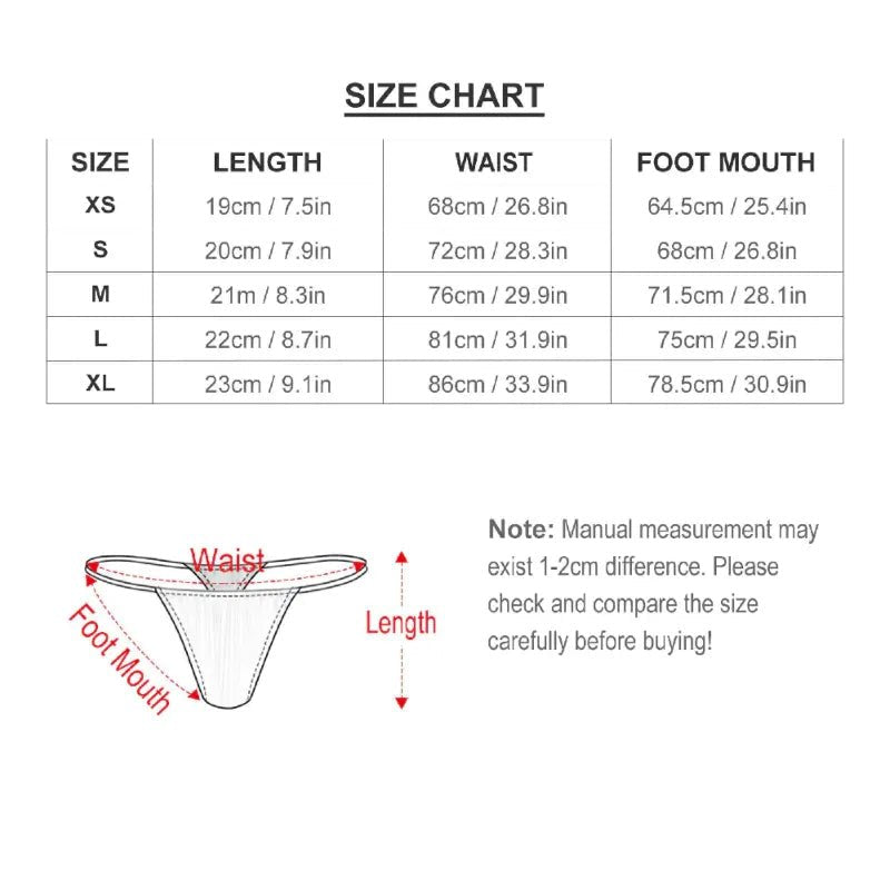 gifts for wife Love Her Always - Custom Decor - Face Personalized Name Women's Tanga Thong I Love Your Cock Underwear Valenti