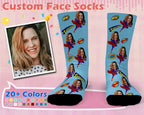 Custom face socks, Mother's Day Socks, Put Any Face and Text On The Socks, Super Mom, Mother's Day Gift,Best Gift For Mom,Valentine's Day 90344960 - DiyGiftly