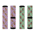 Custom Face Socks , Personalize socks, Couple Socks, Valentines Day Gift For Boyfriend, Lover Gifts, Gift For Girlfriend,Father's Day Gift 374720 - DiyGiftly