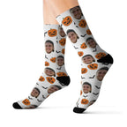 Custom Face Socks Personalized Halloween Photo Socks Halloween Costume Halloween Pumpkin Gift Halloween Gift Idea Witch Party Theme 53020672 - DiyGiftly