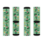 Custom Face Socks , St Patrick Day Socks with Pictures Personalized Irish Socks with Photo St Patricks Socks Shamrock Socks with Leprechaun 58210048 - DiyGiftly