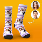 Custom Face Socks Wedding Socks Special Gift Ideas for Couple - DiyGiftly