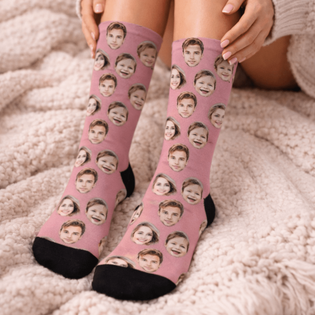 Custom face socks,Personalize sock, Picture socks,Personalized socks for family, Photo socks,Graduation gift,Class of 2025,Father's Day Gift 077120 - DiyGiftly