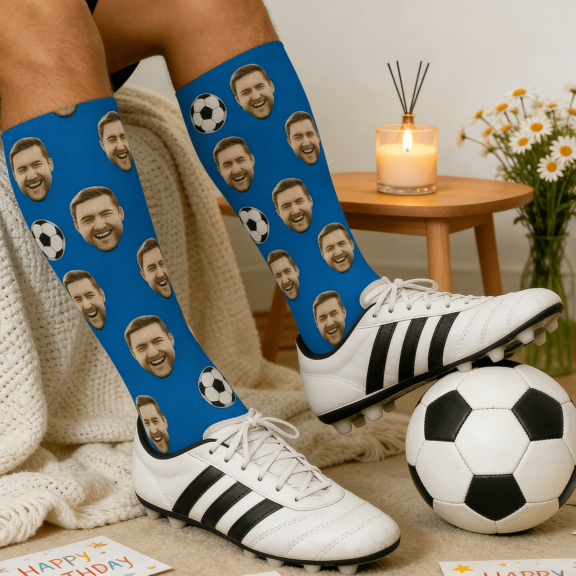 Custom Face Socks,Soccer Pattern Socks,Custom Gift Idea,team Socks, sports Socks,Class of 2025,Father's Day 737088 - DiyGiftly