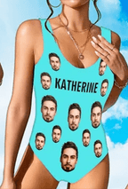 Custom Face Swimsuit Personalized Women Swimsuit with Face Face on Bathing Suits Bikini Swimwear Bachelor Party Birthday Anniversary Gift - 2 30549504 - DiyGiftly