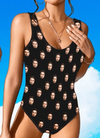 Custom Face Swimsuit Personalized Women Swimsuit with Face Face on Bathing Suits Bikini Swimwear Bachelor Party Birthday Anniversary Gift - 4 917504 - DiyGiftly