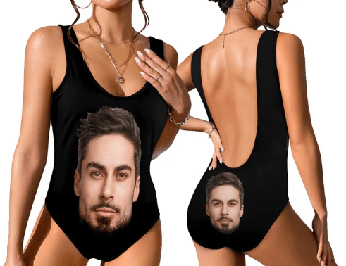 Custom Face Swimsuit Personalized Women Swimsuit with Face Face on Bathing Suits Bikini Swimwear Bachelor Party Birthday Anniversary Gift - 5 591168 - DiyGiftly