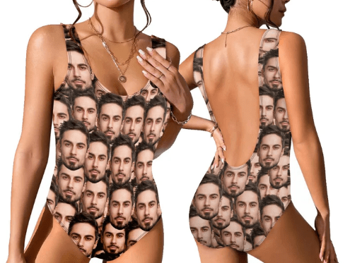 Custom Face Swimsuit Personalized Women Swimsuit with Face Face on Bathing Suits Bikini Swimwear Bachelor Party Birthday Anniversary Gift - 6 236224 - DiyGiftly