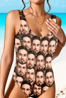 Custom Face Swimsuit Personalized Women Swimsuit with Face Face on Bathing Suits Bikini Swimwear Bachelor Party Birthday Anniversary Gift - 6 236224 - DiyGiftly