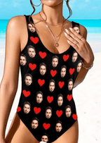 Custom Face Swimsuit Personalized Women Swimsuit with Face Face on Bathing Suits Bikini Swimwear Bachelor Party Birthday Anniversary Gift - 8 563712 - DiyGiftly