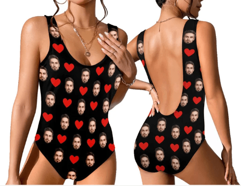 Custom Face Swimsuit Personalized Women Swimsuit with Face Face on Bathing Suits Bikini Swimwear Bachelor Party Birthday Anniversary Gift - 8 563712 - DiyGiftly