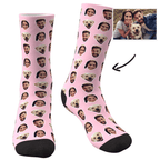 Custom Faces Socks With Your Photo Online Preview - DiyGiftly