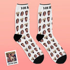 Custom Faces Socks With Your Photo Online Preview - DiyGiftly