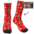 Custom Faces Socks With Your Photo Online Preview - DiyGiftly