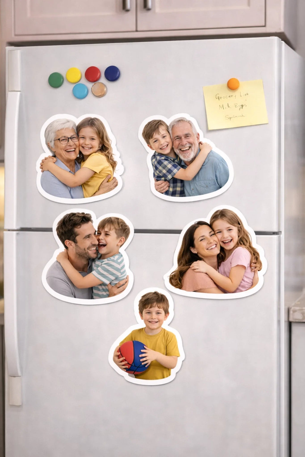 custom photo acrylic fridge magnet as a new home gift