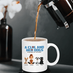 Custom Figures And Dogs - White Custom Mugs - Birthday Gift 758299 - DiyGiftly