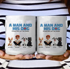 Custom Figures And Dogs - White Custom Mugs - Birthday Gift 758299 - DiyGiftly