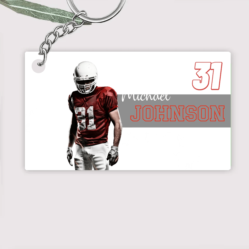 Custom Football Christmas Ornament, Football Photo Christmas Ornament Sports Ornament Boy's Football Ornament Custom Photo Football Gift 737022 - DiyGiftly