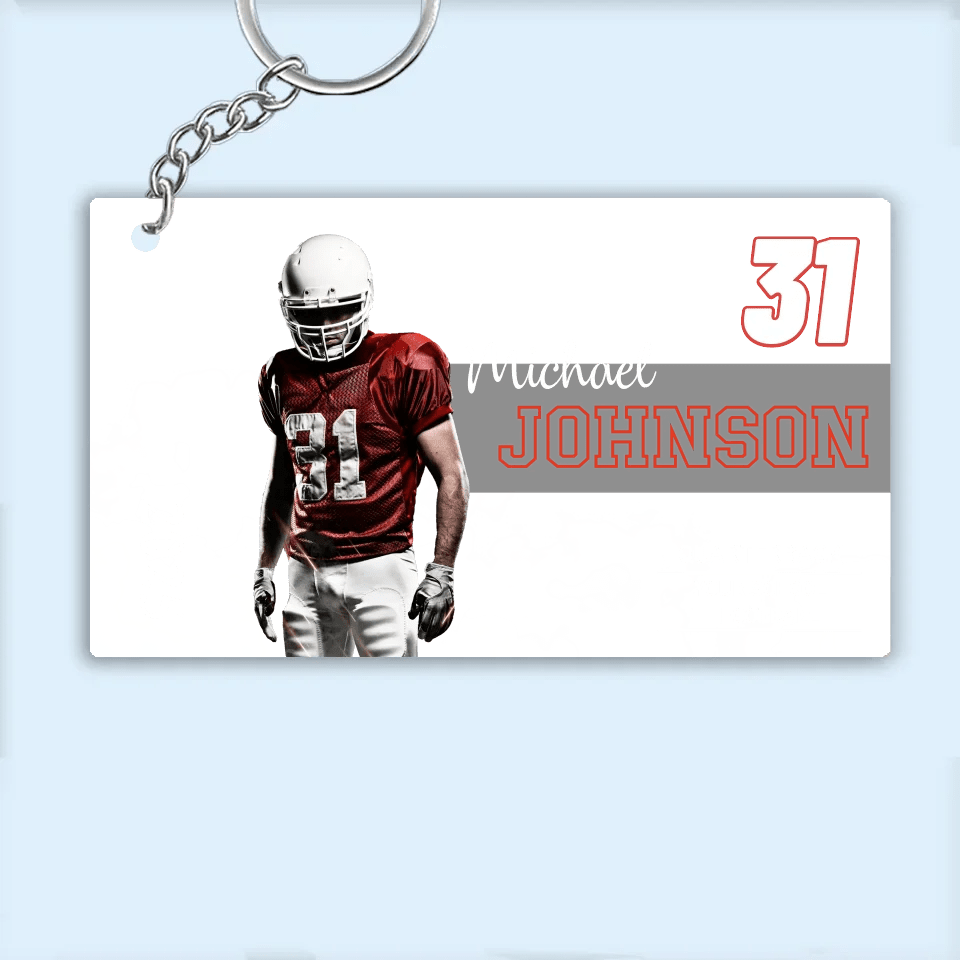 Custom Football Christmas Ornament, Football Photo Christmas Ornament Sports Ornament Boy's Football Ornament Custom Photo Football Gift 737022 - DiyGiftly