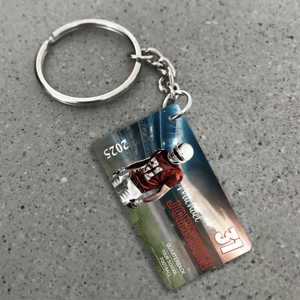 Custom Football Christmas Ornament, Football Photo Christmas Ornament Sports Ornament Boy's Football Ornament Custom Photo Football Gift 737022 - DiyGiftly