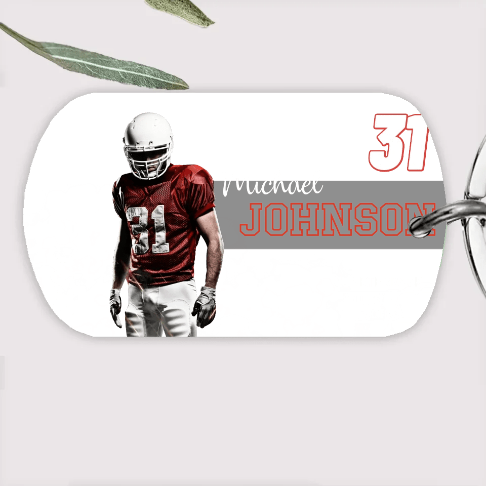 Custom Football Christmas Ornament, Football Photo Christmas Ornament Sports Ornament Boy's Football Ornament Custom Photo Football Gift 737022 - DiyGiftly