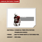 Custom Football Christmas Ornament - Poster or Canvas - Football Photo Sports Ornament Birthday Gift For Boy's Football 737889 - 737939 - DiyGiftly