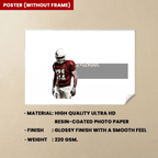 Custom Football Christmas Ornament - Poster or Canvas - Football Photo Sports Ornament Birthday Gift For Boy's Football 737889 - 737939 - DiyGiftly
