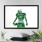 Custom Football Poster Gifts For Boys, Personalized Football Prints, Football Coach Gift, Custom Jersey Wall Art, Football Gifts For Boys 739333 - 739395 - DiyGiftly
