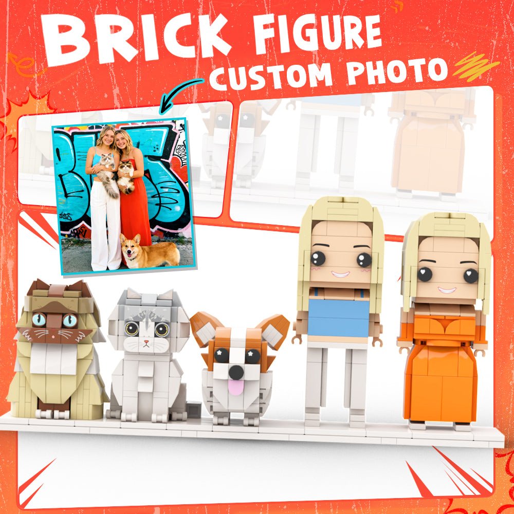 custom brick figures christmas gift