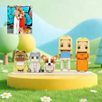 brick figures custom christmas gift