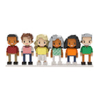 custom brick figures christmas gift
