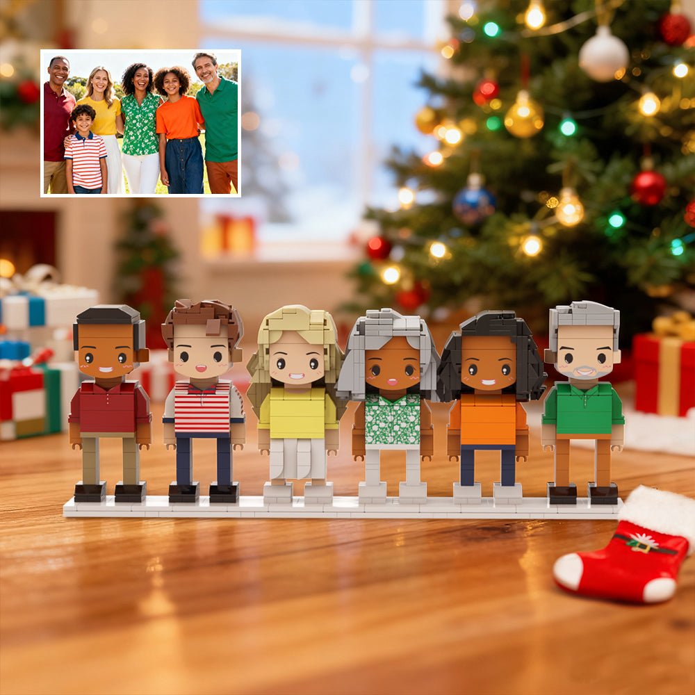brick figures custom christmas gift