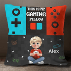 Custom Gaming Pillow – “This Is My Gaming Pillow” Personalized Name Pillow for Gamers, Boys, Teens & Kids, Unique Gamer Bedroom Decor, Funny Video Game Cushion, Customizable Gift for Game Lovers, Perfect for Birthdays,Game Room Setup 1057496 - DiyGiftly