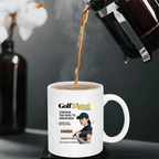 Custom Golf Photo Mug – Personalized Magazine Cover Style Cup for Men & Women – The King of the Fairway 1073160 - DiyGiftly