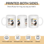 Custom Golf Photo Mug – Personalized Magazine Cover Style Cup for Men & Women – The King of the Fairway 1073160 - DiyGiftly