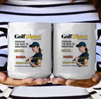 Custom Golf Photo Mug – Personalized Magazine Cover Style Cup for Men & Women – The King of the Fairway 1073160 - DiyGiftly