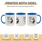 Custom Golf Photo Mug – Personalized Magazine Cover Style Cup for Men & Women – The King of the Fairway 1073160 - DiyGiftly