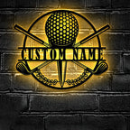Custom Golfer Name Metal Signs – Personalized Golf Wall Plaque, Sports Room, Game Room, or Golf Enthusiast Gift 81258752 - DiyGiftly