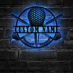 Custom Golfer Name Metal Signs – Personalized Golf Wall Plaque, Sports Room, Game Room, or Golf Enthusiast Gift 81258752 - DiyGiftly