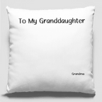 Custom Grandma & Granddaughter Pillow - Personalized Pillow - DiyGiftly
